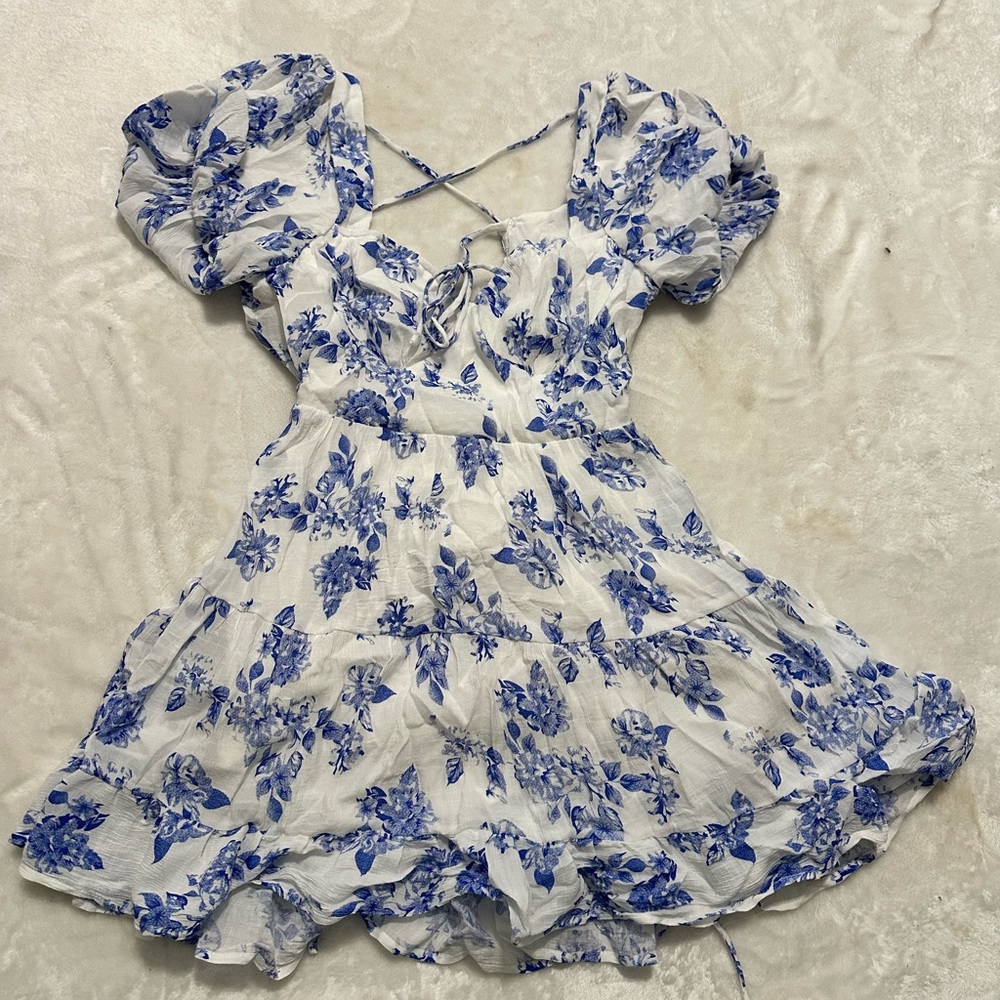 Windsor Blue Floral Dress